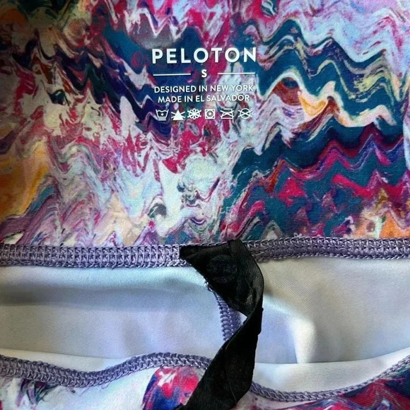Peloton Leggings Purple River Rock High Waist Leggings Multicolored Size Small - Picture 7 of 9